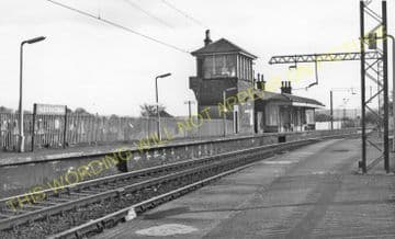 Alexandria Railway Station Photo. Dumbarton & Balloach Joint Railway. (1)