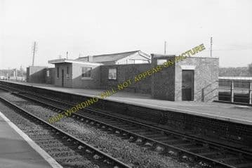 Alford Town Railway Station Photo. Willoughby - Aby. Authorpe Line. (10)