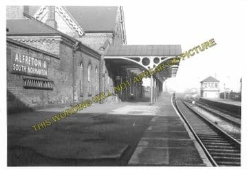 Alfreton & South Normanton Railway Station Photo. Pye Bridge - Westhouses. (3)..