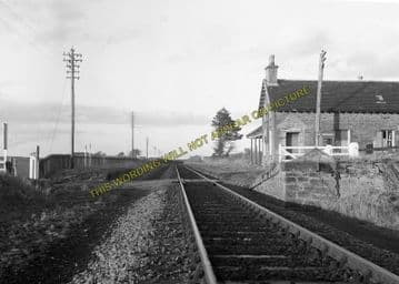 Allanfearn Railway Station Photo. Inverness - Dalcross. Golanfield Line. (4)