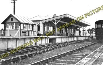Allhallows-on-Sea Railway Station Photo. Stoke Juntion Line. Isle of Grain. (1)..