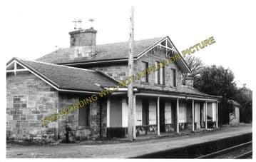 Alness Railway Station Photo. Novar - Invergordon. Dingwall to Delny Line. (2)
