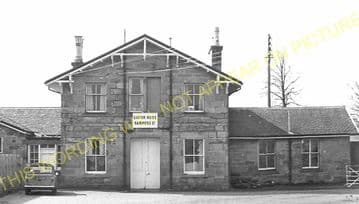 Alness Railway Station Photo. Novar - Invergordon. Dingwall to Delny Line. (8)