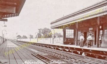 Alperton Railway Station Photo. Park Royal - Sudbury. Ealing to Harrow Line. (2)