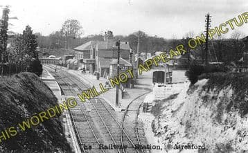 Alresford Railway Station Photo. Ropley - Itchen Abbas. Alton to Winchester (1)