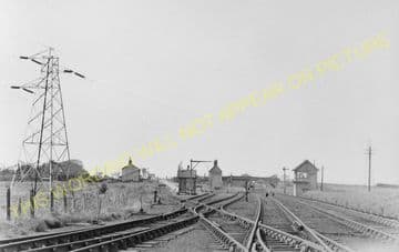 Altcar & Hillhouse Railway Station Photo. Lydiate - Woodvale. Southport Line (2)..