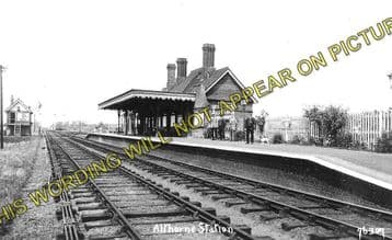 Althorne Railway Station Photo. Fambridge - Burnham-on-Crouch Line. (1)..