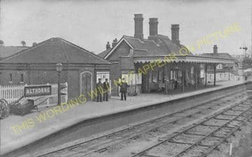 Althorne Railway Station Photo. Fambridge - Burnham-on-Crouch Line. (13)