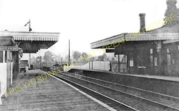 Althorp Park Railway Station Photo. Church Brampton - Long Buckby. Rugby Line (1).