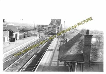 Althorpe Railway Station Photo. Crowle - Frodingham & Scunthorpe. GCR. (4).