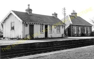 Altnabreac Railway Station Photo. Forsinard - Scotscalder. Georgemas Line. (12)