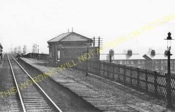 Altofts & Whitwood Railway Station Photo. Methley - Normanton. Midland Rly. (2)