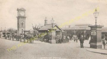 Altrincham & Bowdon Railway Station Photo. Hale - Timperley. MSJ&A. (1)..