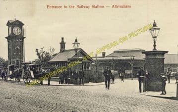 Altrincham & Bowdon Railway Station Photo. Hale - Timperley. MSJ&A. (16)