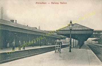 Altrincham & Bowdon Railway Station Photo. Hale - Timperley. MSJ&A. (41)