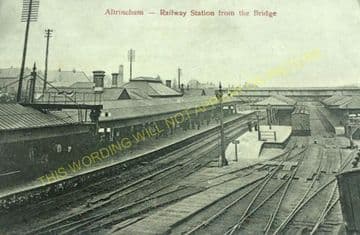 Altrincham & Bowdon Railway Station Photo. Hale - Timperley. MSJ&A. (42)