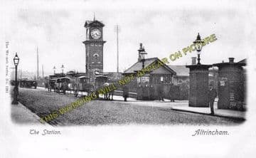 Altrincham & Bowdon Railway Station Photo. Hale - Timperley. MSJ&A. (7)