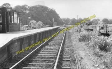 Alverstone Railway Station Photo. Newchurch - Sandown. Merstone Line. (6).