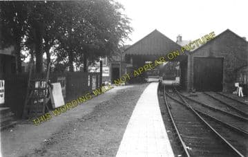 Alyth Railway Station Photo. Jordanstone, Meigle and Newtyle Line. (1)..