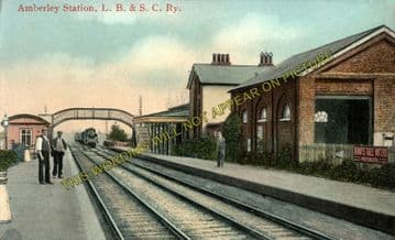 Amberley Railway Station Photo. Pulborough - Arundel. Littlehampton Line. (4)