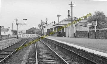 Ammanford Railway Station Photo. Pantyffynnon - Glamamman. Brynamman Line. (1)