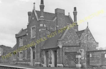 Ancaster Railway Station Photo. Honington - Rauceby. Barkston to Sleaford. (6)