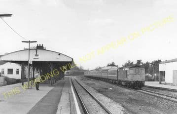 Andover Junction Railway Station Photo. Hurstbourne to Grateley and Claford. (6)