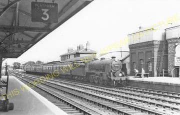 Andover Junction Railway Station Photo. Hurstbourne to Grateley and Claford. (7)