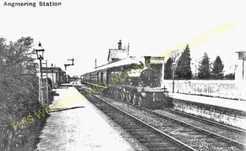Angmering Railway Station Photo. Goring-by-Sea - Ford. Barnham Line. (2).