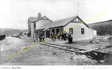 Angram Dam Railway Station Photo. Nidd Valley Railway. Lofthouse Line. (1).