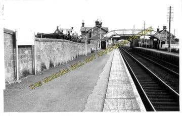 Annan Railway Station Photo. Dornock - Cummertrees. Gretna to Dumfries Line. (3)