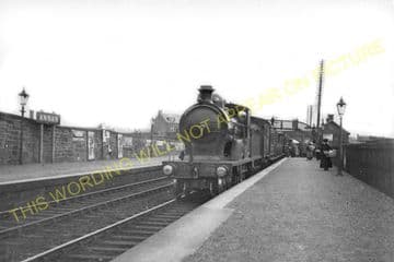 Annan Railway Station Photo. Dornock - Cummertrees. Gretna to Dumfries Line. (4)