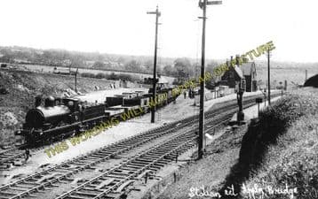 Appley Bridge Railway Station Photo. Gathurst - Parbold. Wigan to Burscough. (1)