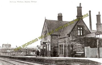 Appley Bridge Railway Station Photo. Gathurst - Parbold. Wigan to Burscough. (3)