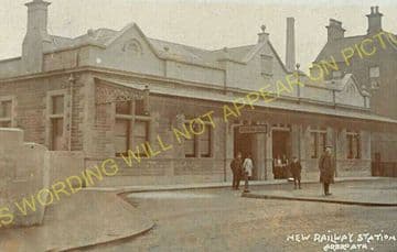 Arbroath Railway Station Photo. Dundee & Arbroath Joint Railway. (5)