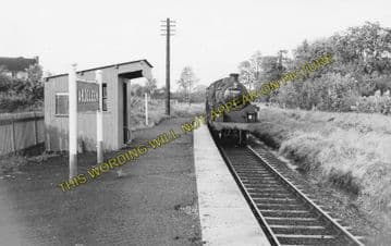 Arddleen Railway Station Photo. Pool Quay - Four Crosses. Welshpool to Pant. (2)