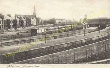 Ardrossan Town (North) Railway Station Photo. Caledonian Railway. (6).