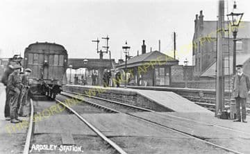 Ardsley Railway Station Photo. Lofthouse & Outwood - Tinsley. Great Northern (2)