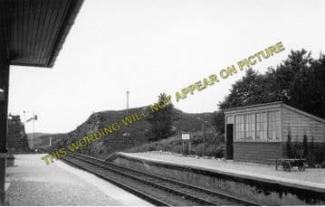 Arisaig Railway Station Photo. Bleasdale - Morar. Fort William to Mallaig. (2)
