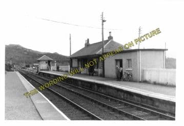 Arisaig Railway Station Photo. Bleasdale - Morar. Fort William to Mallaig. (6)