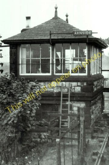 Arnside Railway Station Photo. Grange-over-Sands to Sandside Line. (13)