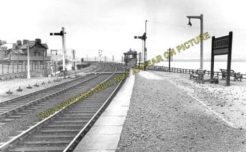 Arnside Railway Station Photo. Grange-over-Sands to Sandside Line. (3)
