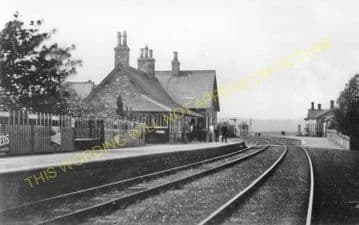 Arnside Railway Station Photo. Grange-over-Sands to Sandside Line. (4)