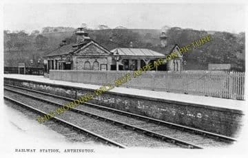 Arthington Railway Station Photo. Horsforth to Pool and Weeton Lines. (3)