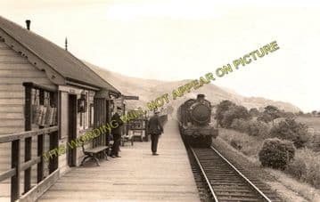 Arthog Railway Station Photo. Dolgelly to Barmouth & Fairbourne Lines. (1)..