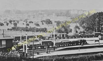 Arundel Railway Station Photo. Ford Jct - Amberley. Pulborough Line. LB&SCR (9).