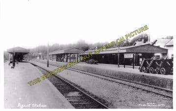 Ascot & Sunninghill Railway Station Photo. Bracknell - Sunningdale. L&SWR (12)