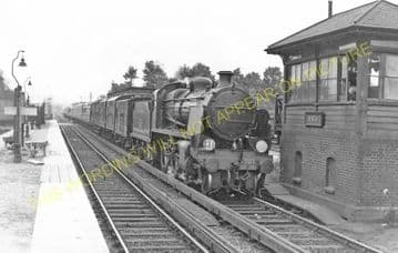 Ash Railway Station Photo. Guildford - Aldershot North Camp. SE&CR. (1)..