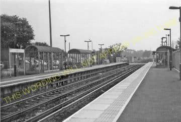 Ash Railway Station Photo. Guildford - Aldershot North Camp. SE&CR. (10)