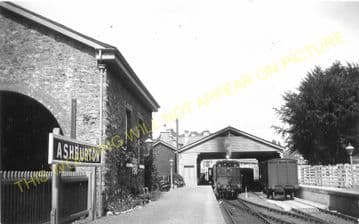 Ashburton Railway Station Photo. Buckfastleigh, Staverton and Totnes Line. (24)